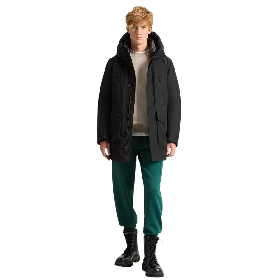 Arctic Parka Evolution in Ramar Cloth Woolrich | CFWOOU0866BLK